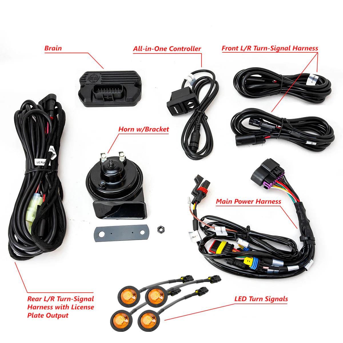 TANGO2 UNIVERSAL TURN-SIGNAL KIT with ALL-IN-ONE CONTROLLER