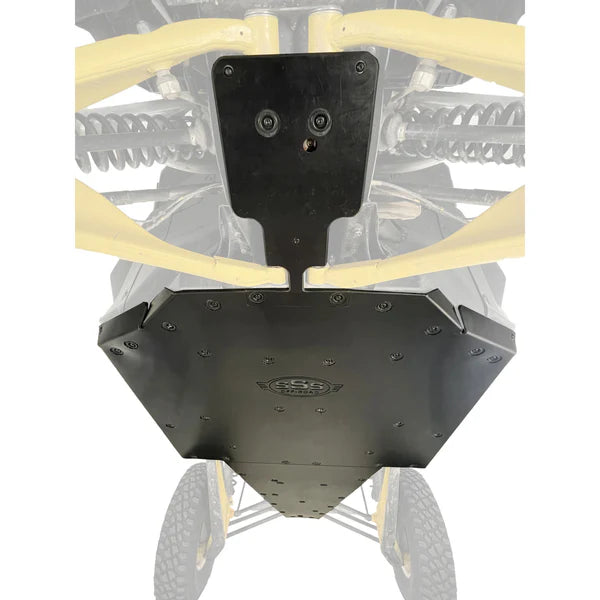 MAVERICK R PREMIUM 3 PIECE SKID PLATE / UHMW