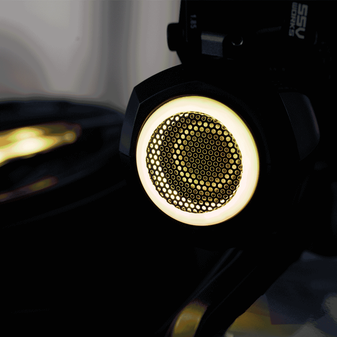 UNIVERSAL 1" CAGE-POD TWEETERS w/RGB RING for UTV AUDIO SYSTEMS