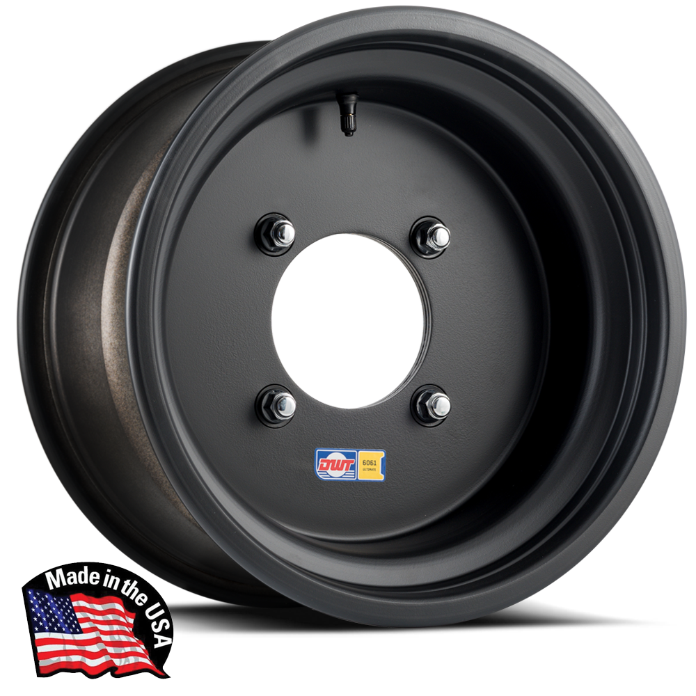 DWT ULTIMATE SPORT – BLACK – 15″ – 8″ FRONTS 11″ REARS – RZR – 4/156