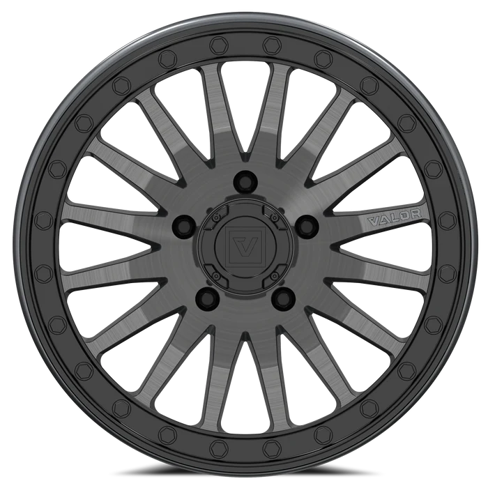 V06 BEADLOCK BRUSHED GUNMETAL 15X10 +25MM 5X114.3