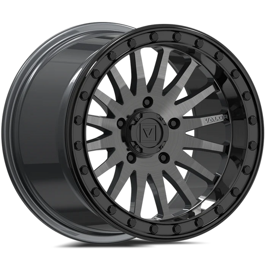 V06 BEADLOCK BRUSHED GUNMETAL 15X10 +25MM 5X114.3