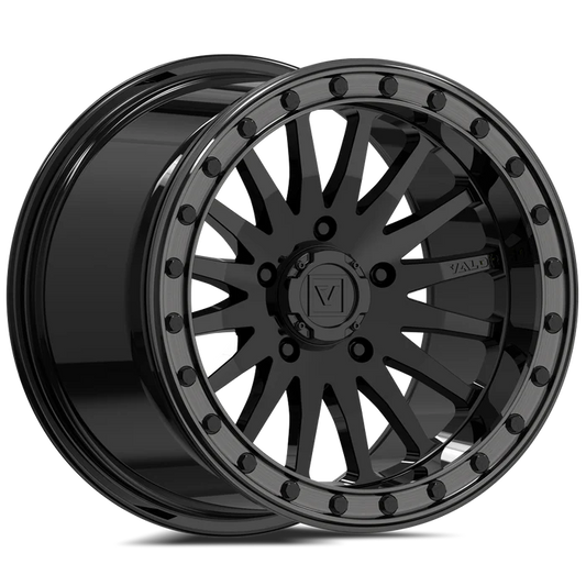 V06 BEADLOCK GLOSS BLACK 15X10 +25MM 5X114.3