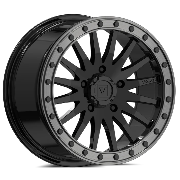 V06 BEADLOCK GLOSS BLACK 15X8 +40MM 5X114.3