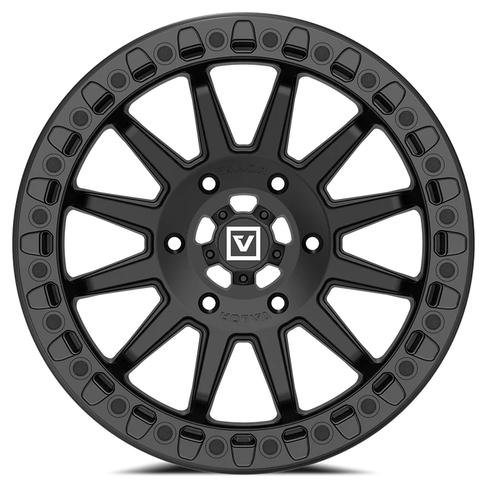 V09 BEADLOCK FLOW FORM BLACK SATIN 15X10 +0MM 6X139.7