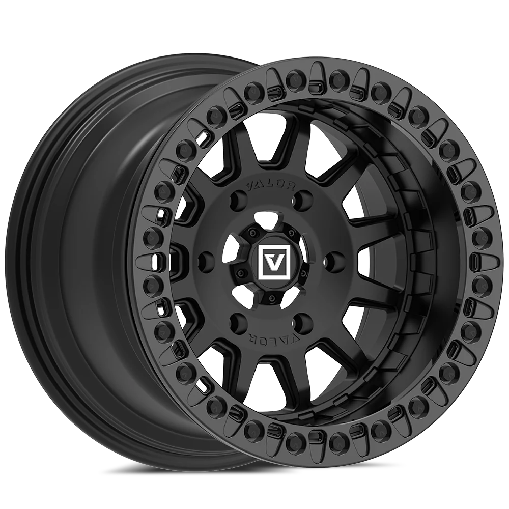 V09 BEADLOCK FLOW FORM BLACK SATIN 15X10 +0MM 6X139.7