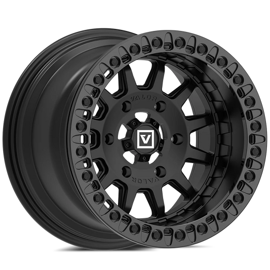 V09 BEADLOCK FLOW FORM BLACK SATIN 15X10 +0MM 6X139.7