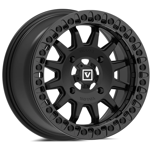 V09 BEADLOCK FLOW FORM SATIN BLACK 15X7 +40MM 4X137