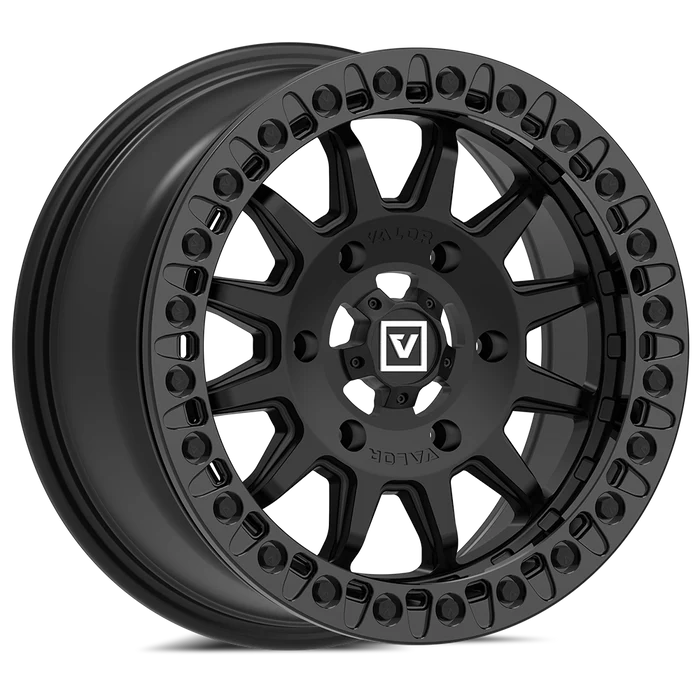 V09 BEADLOCK FLOW FORM BLACK SATIN 15X7 +40MM 6X139.7