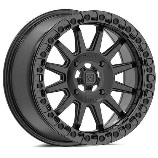 V09 BEADLOCK BRUSHED CHARCOAL 17X8 +40MM 4X137