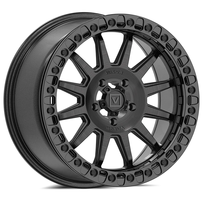 V09 BEADLOCK BRUSHED CHARCOAL 17X8 +40MM 5X114.3