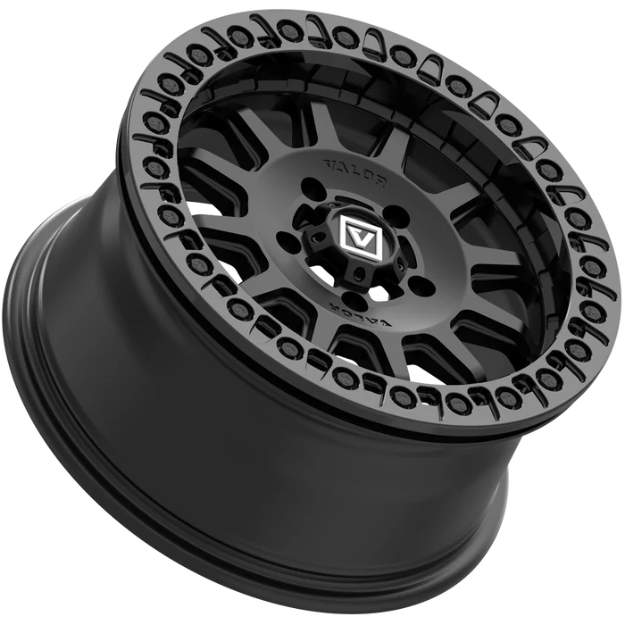 V09 BEADLOCK SATIN BLACK 4x156 on ALPHA H2 35x10R15