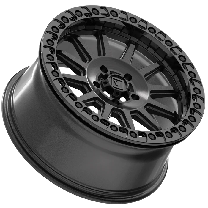 V09 BEADLOCK FLOW FORM BRUSHED CHARCOAL 15X7 +40MM 6X139.7