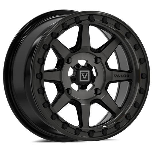 V13 BEADLOCK DARK TINT 15X7 +10MM 4X137