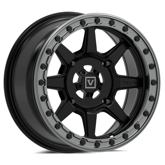 V13 BEADLOCK SATIN BLACK 15X7 +10MM 4X156
