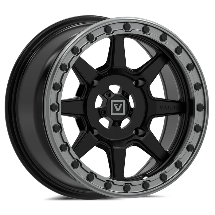 V13 BEADLOCK SATIN BLACK 15X7 +10MM 4X137