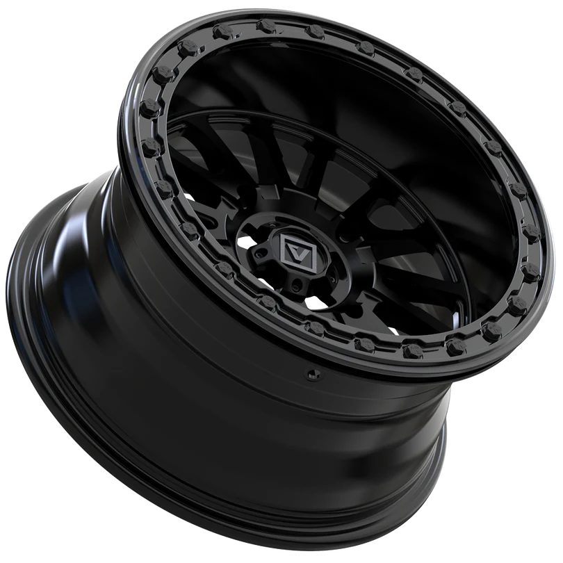 V16 BEADLOCK SATIN BLACK 15X8 -12MM 4X156