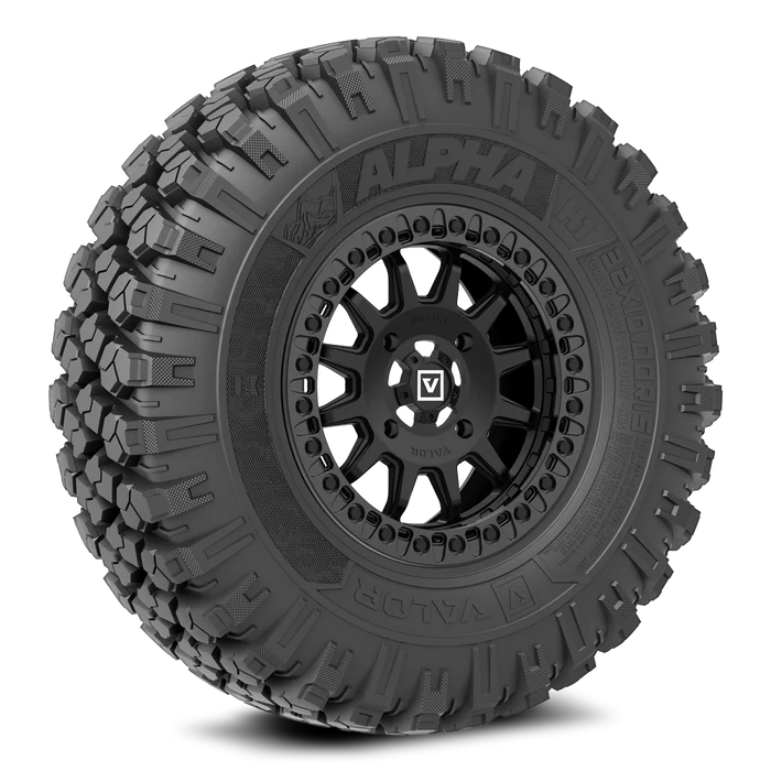 V09 BEADLOCK SATIN BLACK 4x156 on ALPHA H2 35x10R15