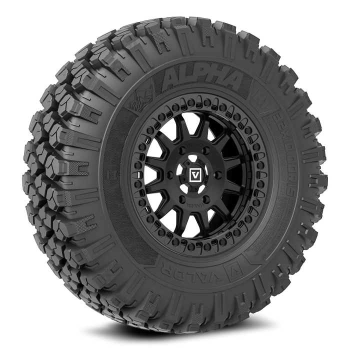 V09 BEADLOCK SATIN BLACK 6x139.7 on ALPHA H1 35x10R15