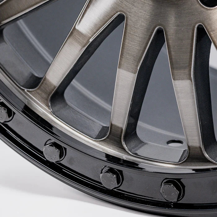 V06 BEADLOCK BRUSHED GUNMETAL 15X10 +25MM 5X114.3