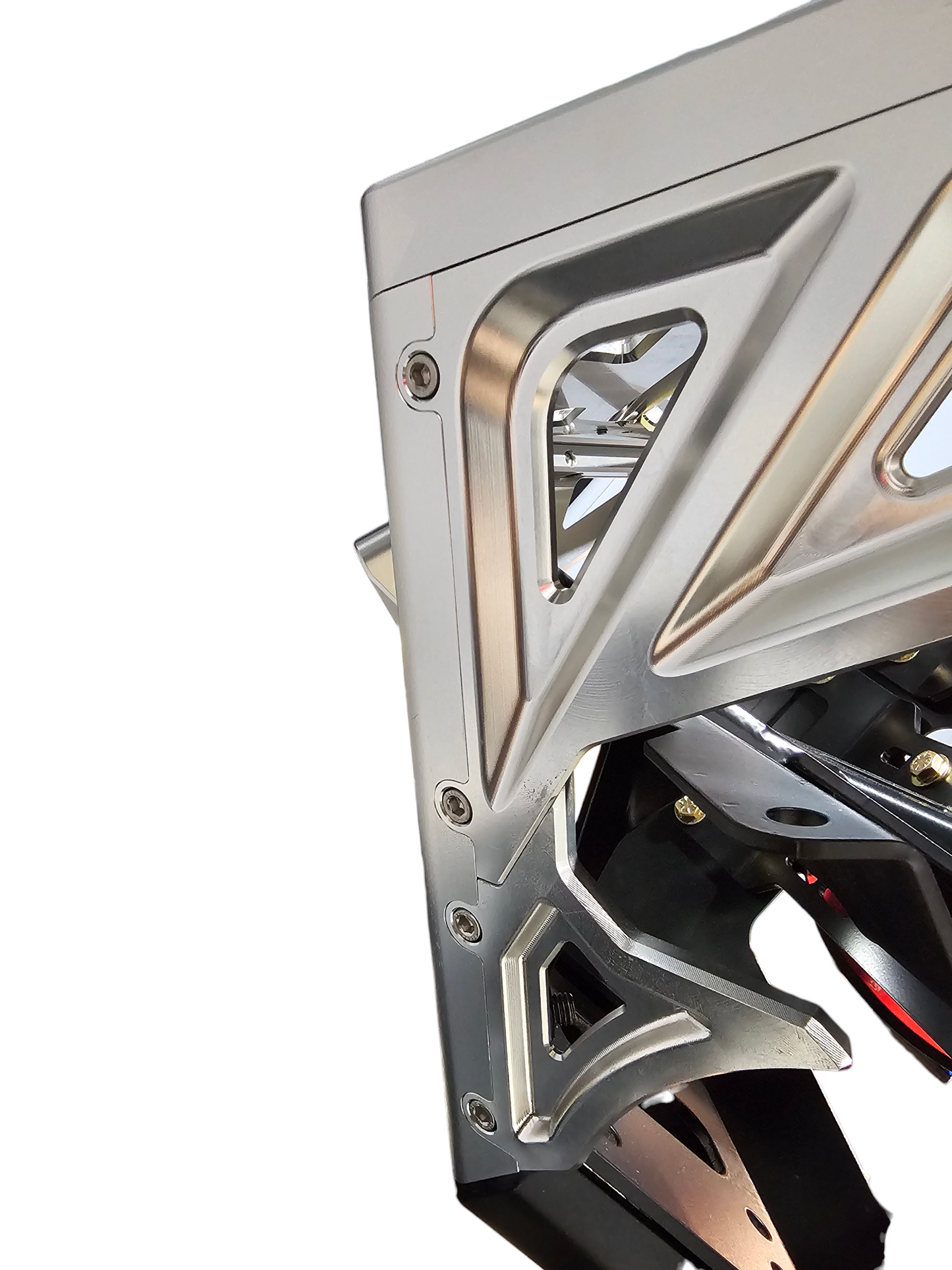 WINCH HOOK FOR EOD BILLET AND AMP SERIES BUMPERS ANODIZED CLEAR MACHINE FINISH