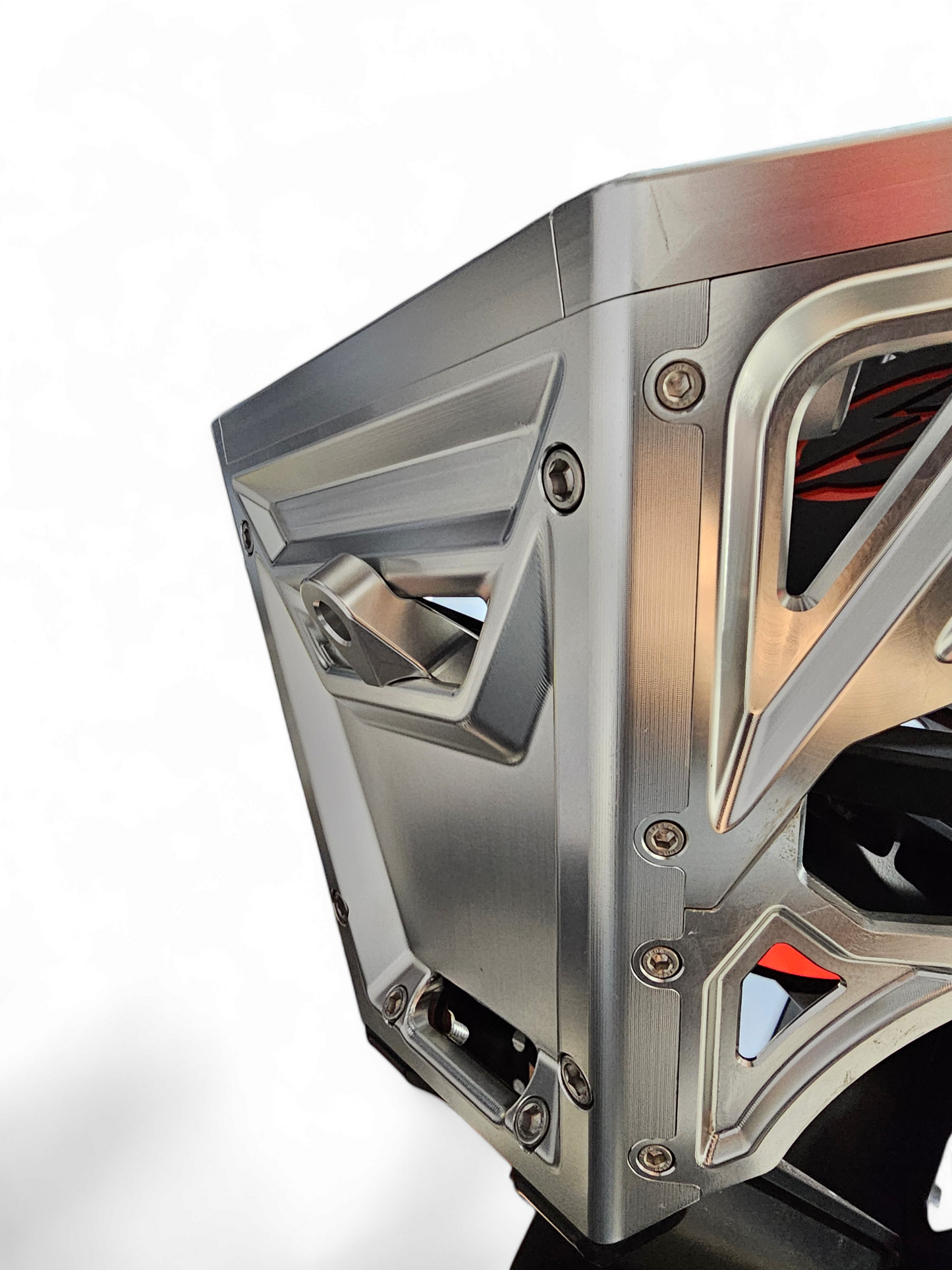 WINCH HOOK FOR EOD BILLET AND AMP SERIES BUMPERS ANODIZED CLEAR MACHINE FINISH