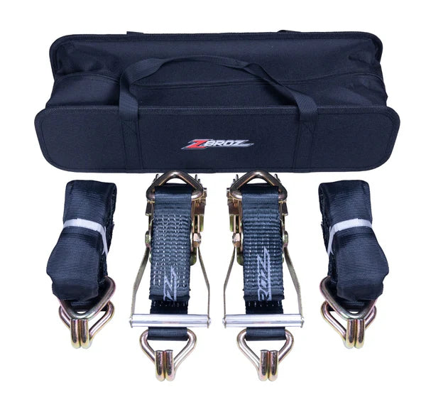ZBROZ 2" RATCHET STRAPS WITH STORAGE BAG