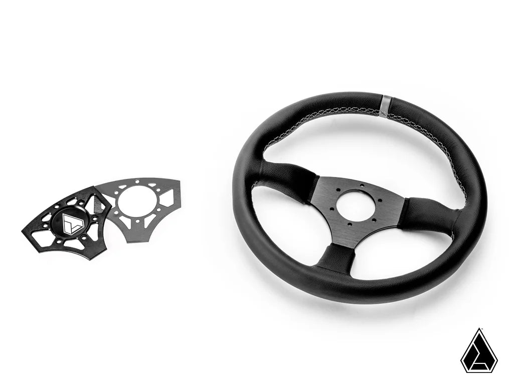 ASSAULT INDUSTRIES 350R LEATHER UTV STEERING WHEEL