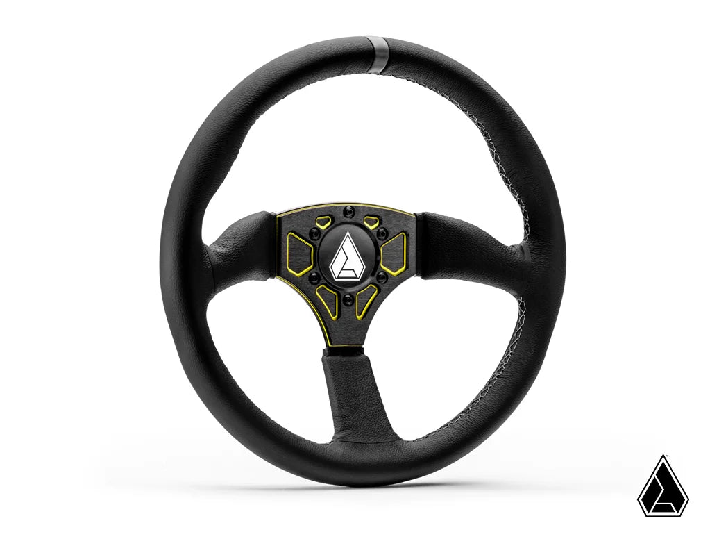 ASSAULT INDUSTRIES 350R LEATHER UTV STEERING WHEEL