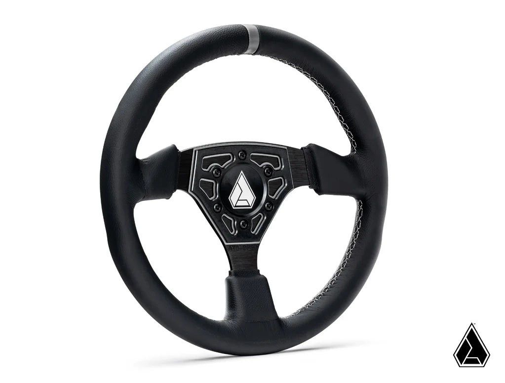 ASSAULT INDUSTRIES UNIVERSAL NAVIGATOR LEATHER UTV STEERING WHEEL