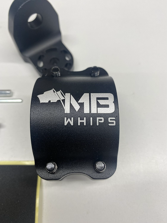 MB WHIPS ADJUSTABLE WHIP MOUNT 1.5" to 2"