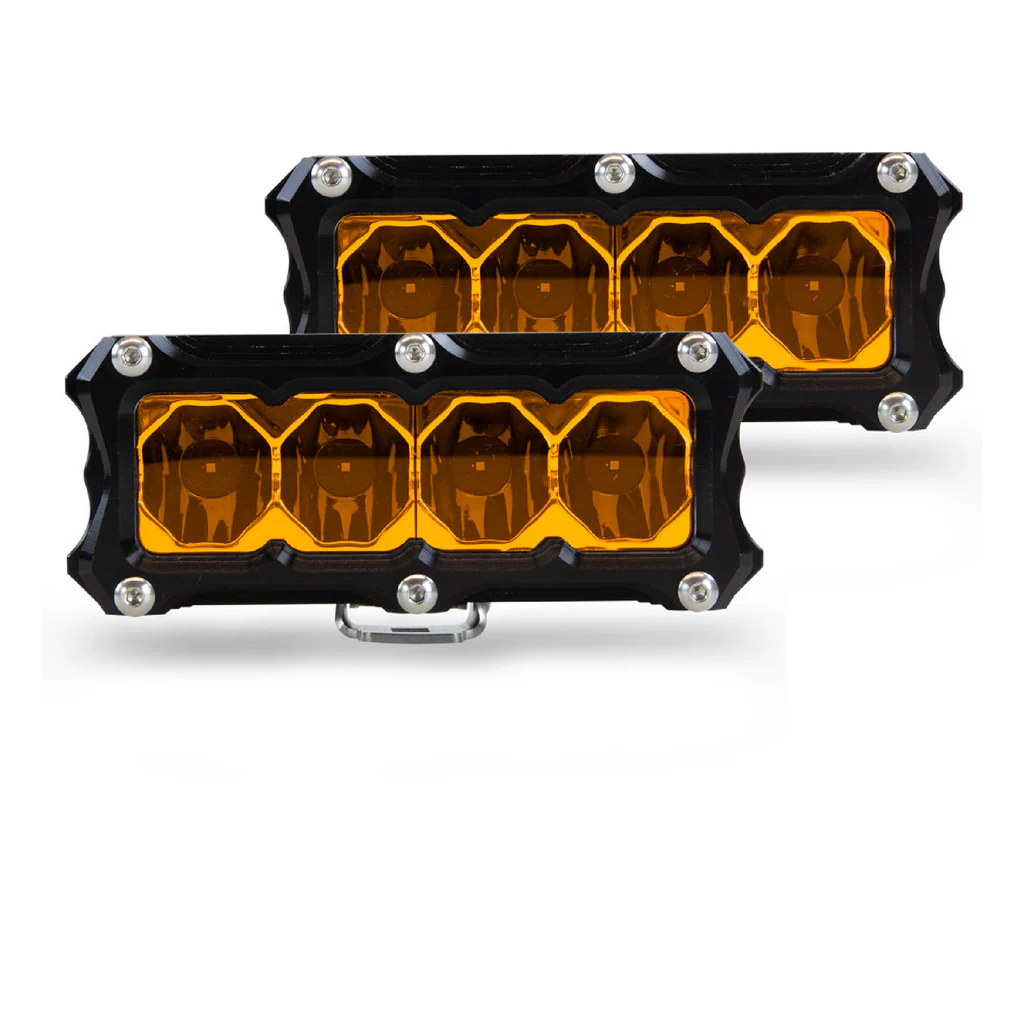 BA-4 AMBER LED POD LIGHT - 2 PACK