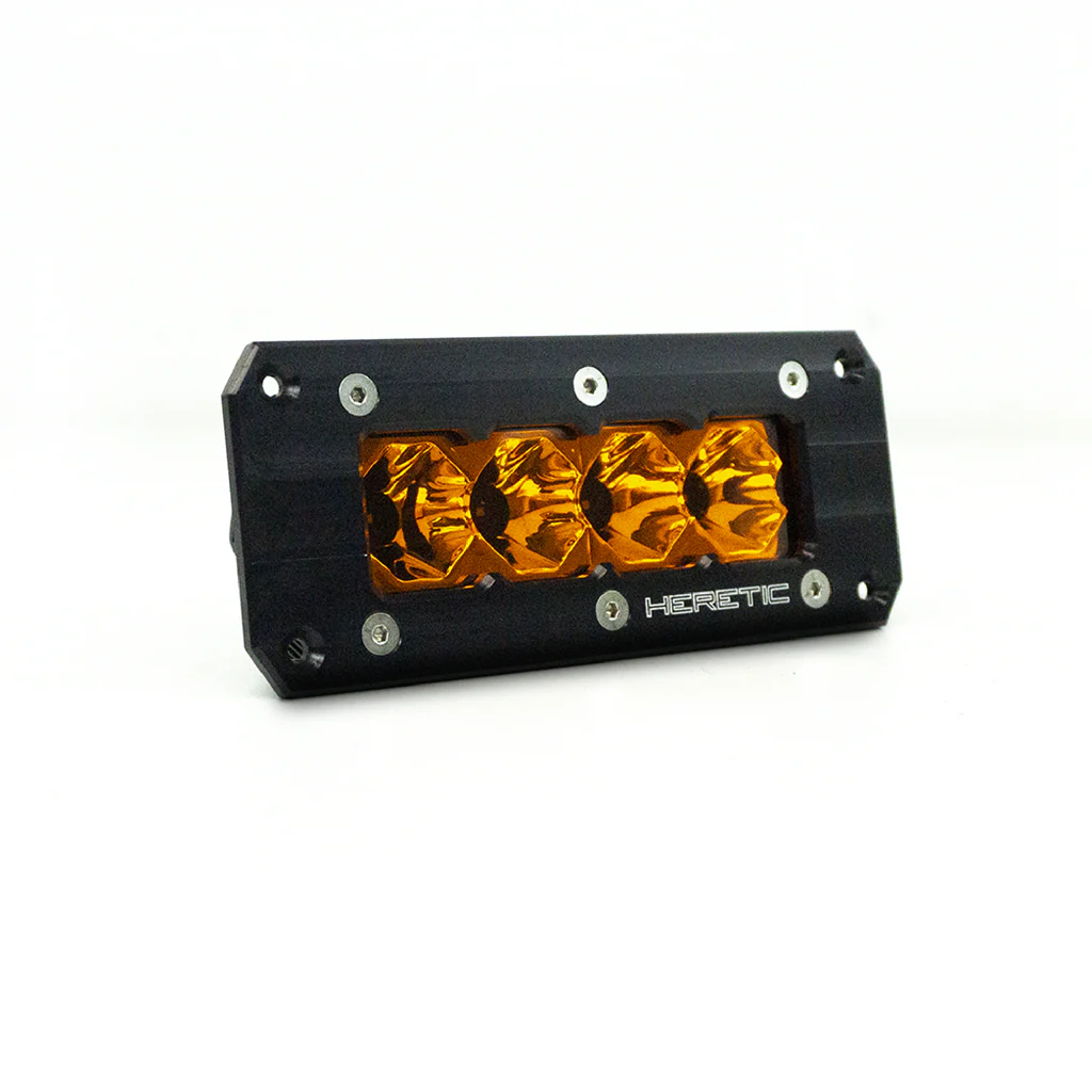 BA-4 FLUSH MOUNT AMBER LED POD LIGHT