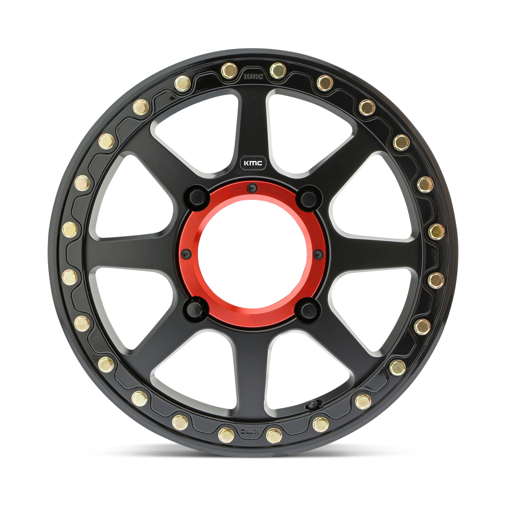 KMC KS234 ADDICT 2 BEADLOCK SATIN BLACK 15X6 +38MM 4X156