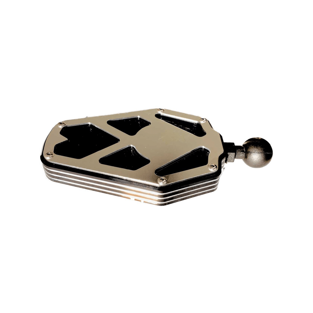 BILLET ALUMINUM SIDE MIRROR  AJK Offroad 2.00" RAW ALUMINUM