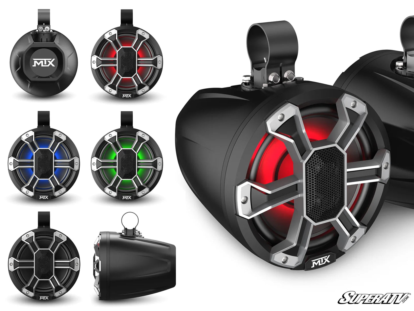 MTX 6.5" and 8" WEATHER-RESISTANT UTV SPEAKER PODS