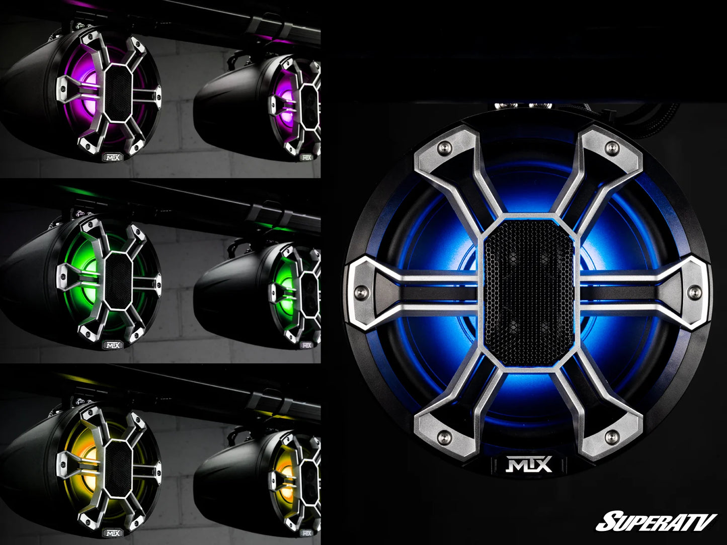 MTX 6.5" and 8" WEATHER-RESISTANT UTV SPEAKER PODS