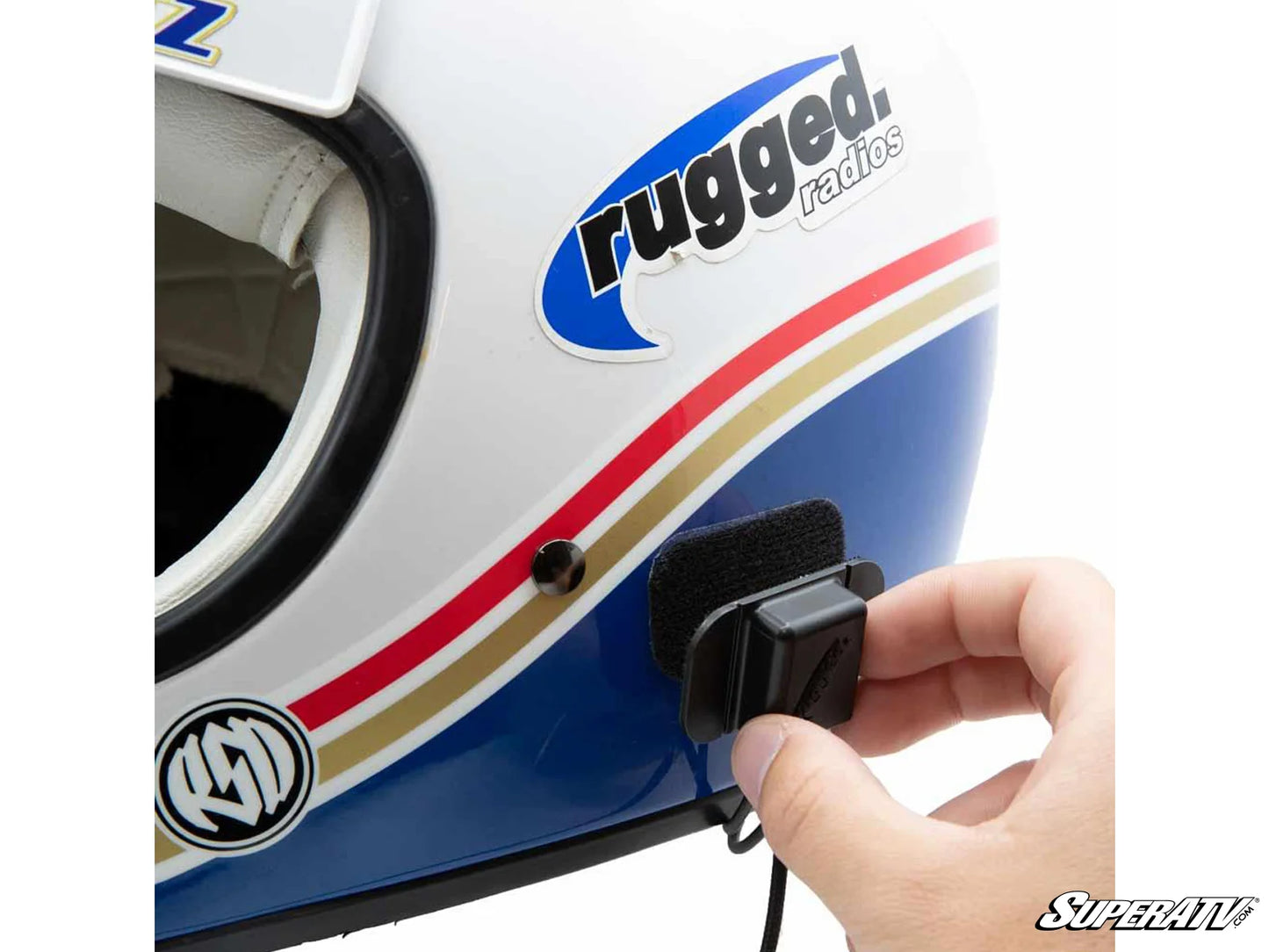 RUGGED RADIOS RUGGED WIRED / STX STEREO HELMET KIT WITH ALPHA AUDIO SPEAKER AND MIC