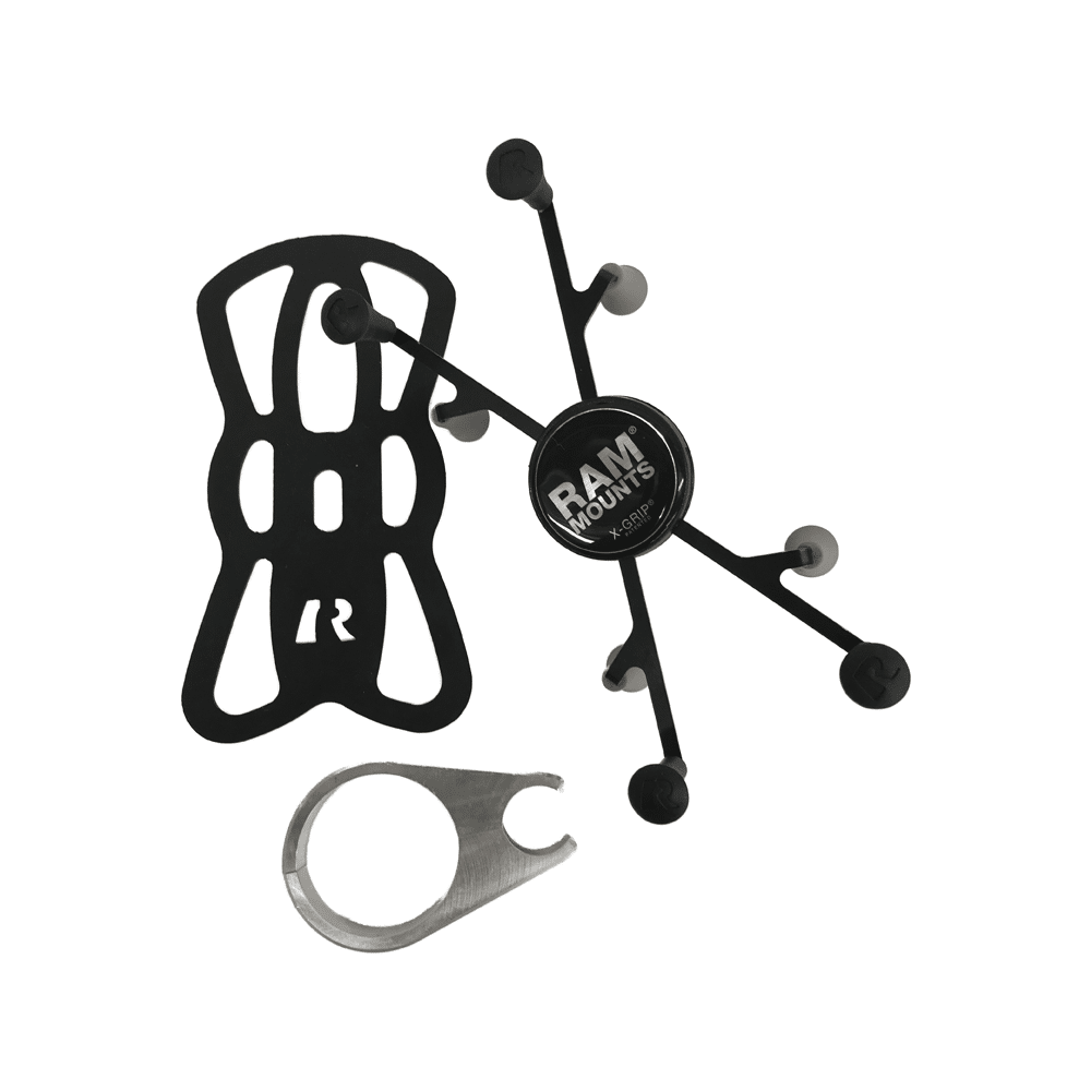 Offroad Rugged X-Grip Phone / Tablet Mount for Roll Cage  AJK Offroad .875" Small Tablet