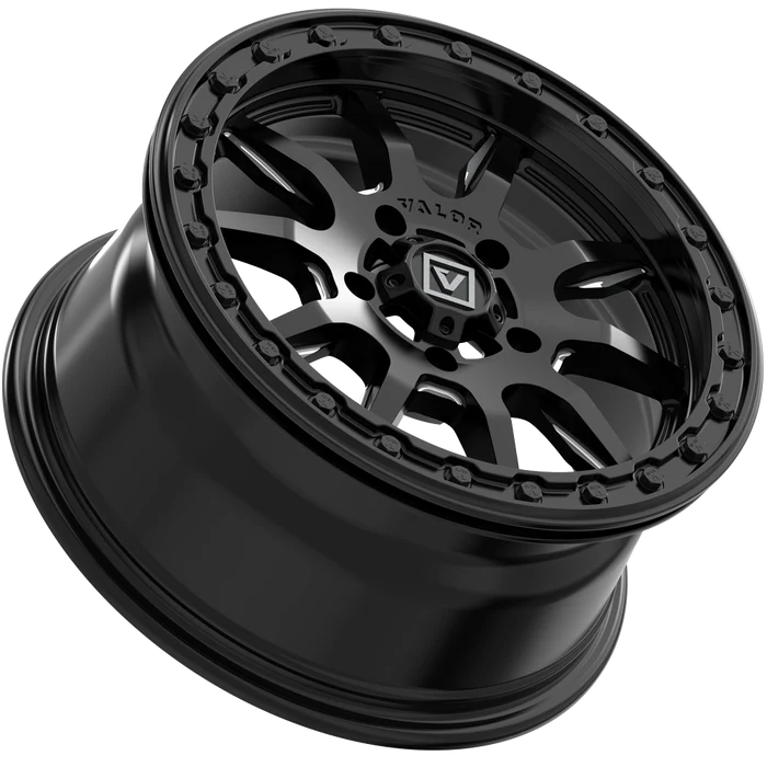 V15 BEADLOCK SATIN BLACK MILLED 15X7 +45MM 5X114.3