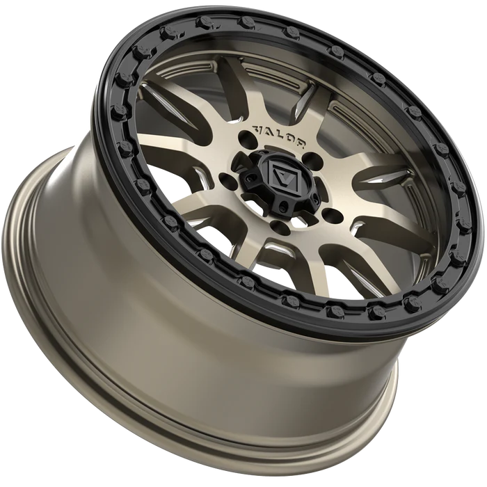 V15 BEADLOCK SATIN BRONZE MILLED 15X7 +45MM 5X114.3