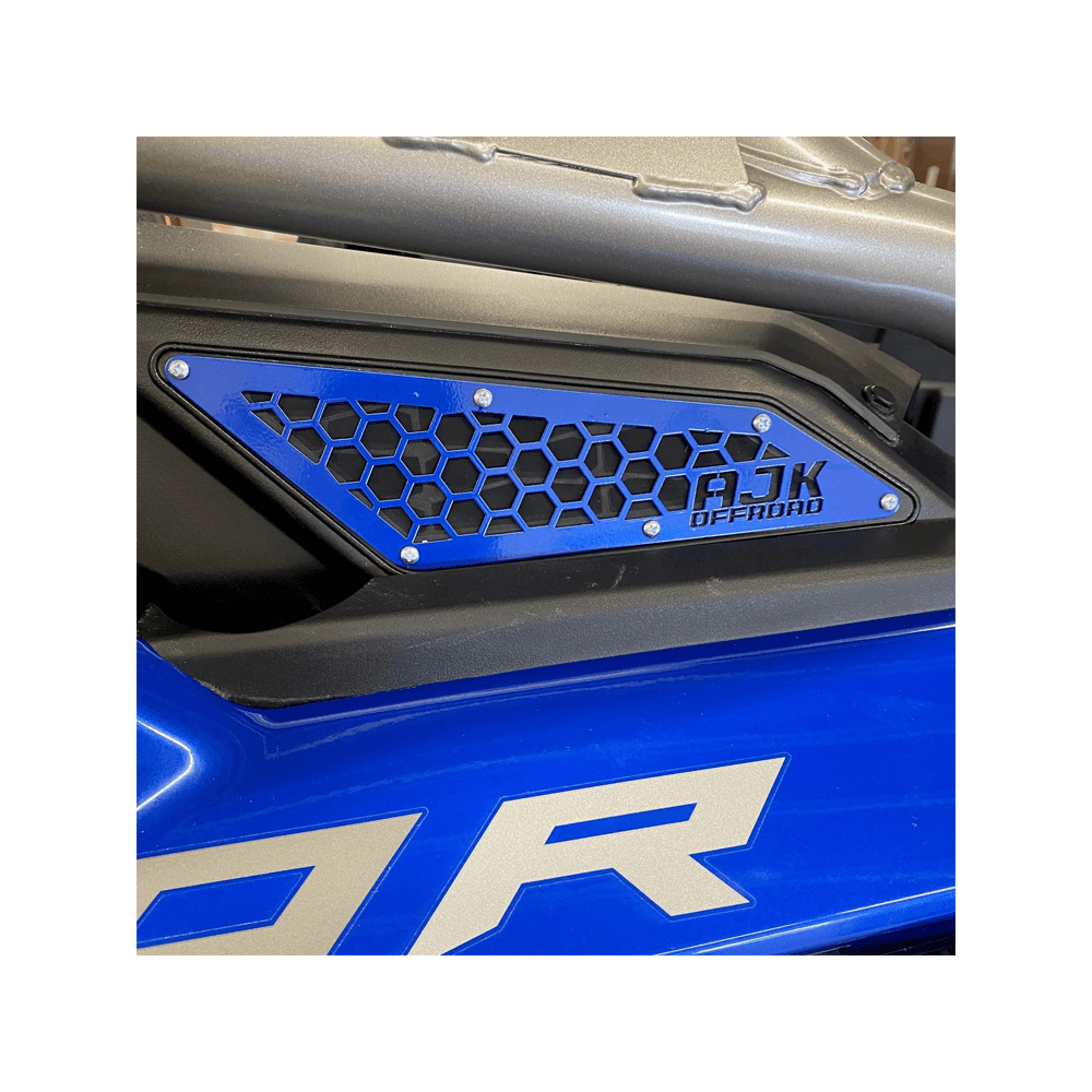 Intake Vent Covers Polaris Pro XP / Pro R / Turbo R AJK Offroad Outside Blue