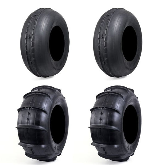 OBOR SPHINXX (2) 33x11R15 FRONT TIRES & (2) 33x13R15 14 PADDLE TIRES