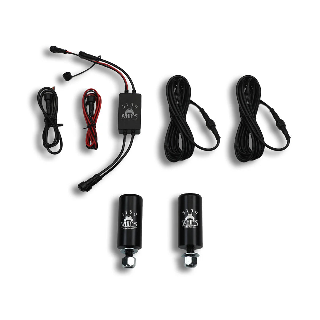 5150 PLATINUM 2X 187 LED WHIPS (1 PAIR)