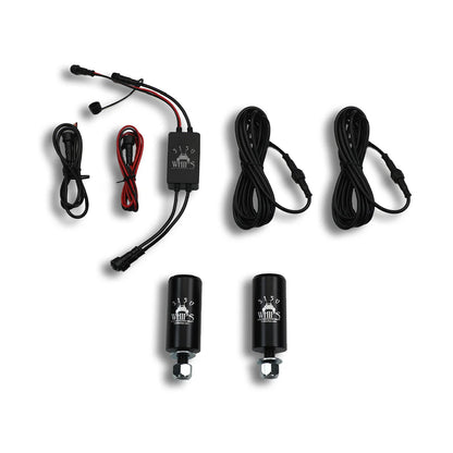 5150 PLATINUM 2X 187 LED WHIPS (1 PAIR)