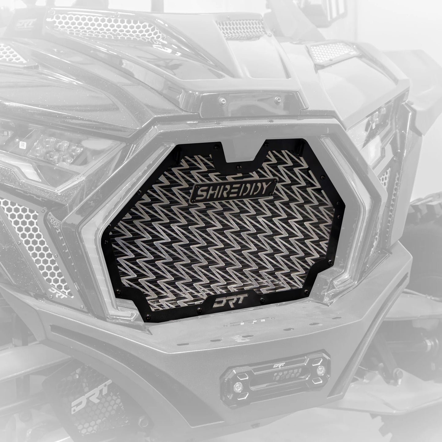 DRT MOTORSPORTS / SHREDDY ALUMINUM FRONT GRILL FOR POLARIS 2025+ RZR PRO XP/PRO S/PRO R