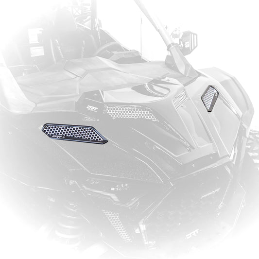DRT MOTORSPORTS BILLET ALUMINUM FRONT FENDER INTAKE MESH KIT FOR POLARIS 2025+ RZR PRO XP/PRO S/PRO R