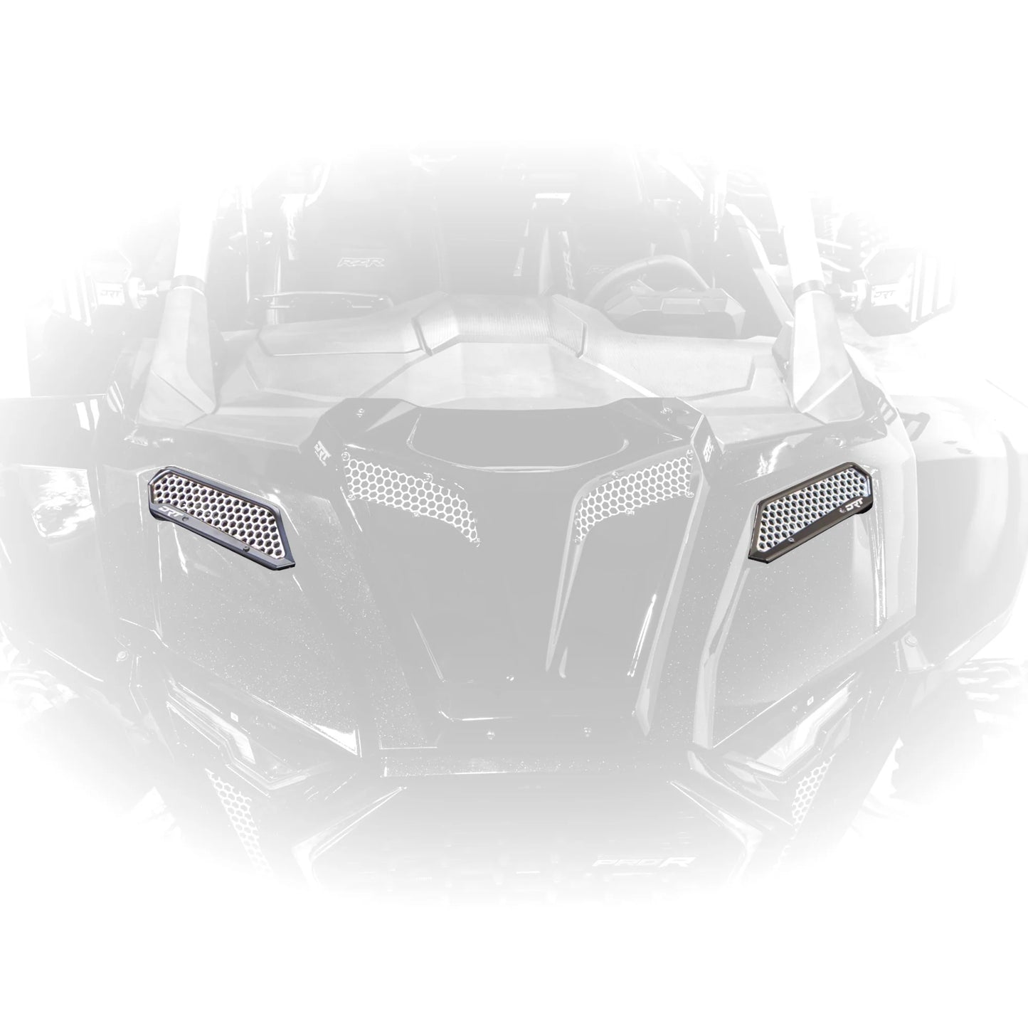 DRT MOTORSPORTS BILLET ALUMINUM FRONT FENDER INTAKE MESH KIT FOR POLARIS 2025+ RZR PRO XP/PRO S/PRO R