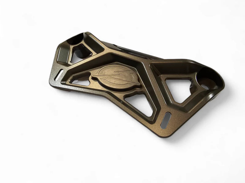 EOD 2017 TO CURRENT CAN-AM X3 MAVERICK UPPER SHOCK MOUNT BRACE WITH ADJUSTABLE LIGHT MOUNT BRACKET GUN METAL FINISH