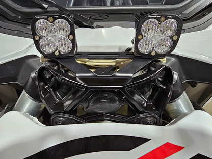 EOD 2017 TO CURRENT CAN-AM X3 MAVERICK UPPER SHOCK MOUNT BRACE WITH ADJUSTABLE LIGHT MOUNT BRACKET BLACK FINISH